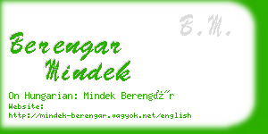 berengar mindek business card